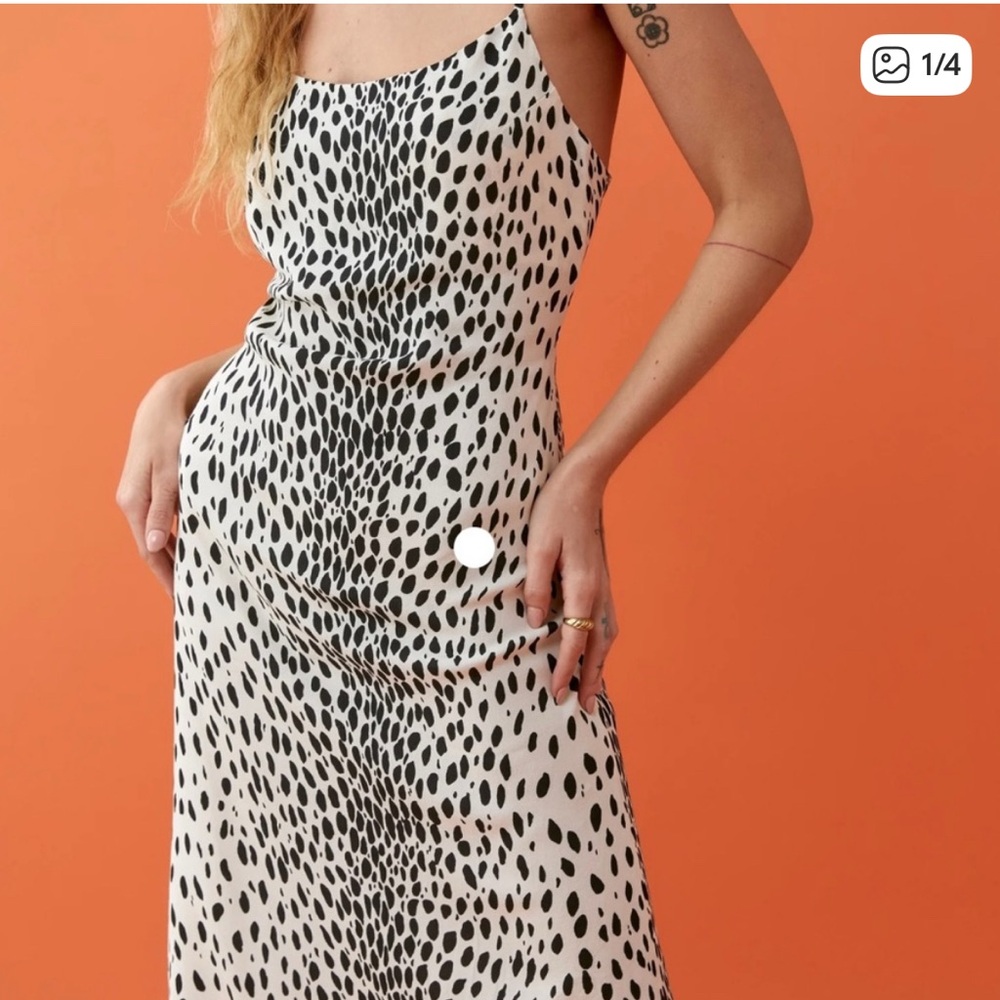 NWT Reformation Sloane Dress in Cheetah Print - Small